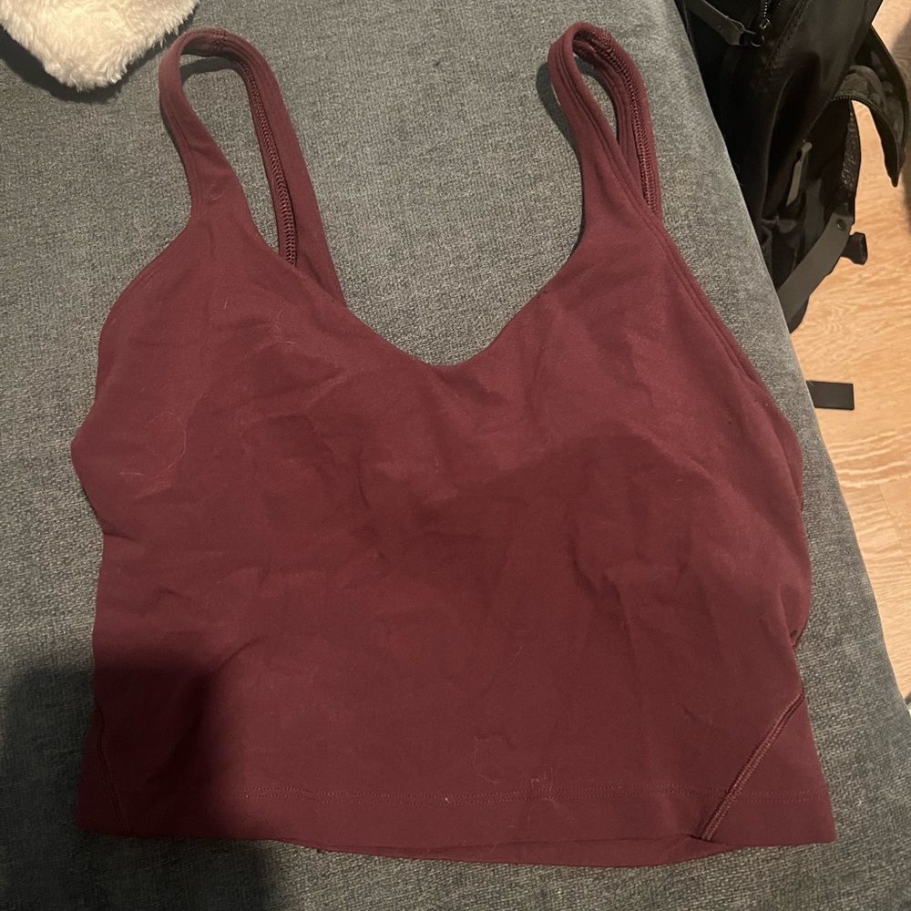Burgundy Lululemon Align Tank